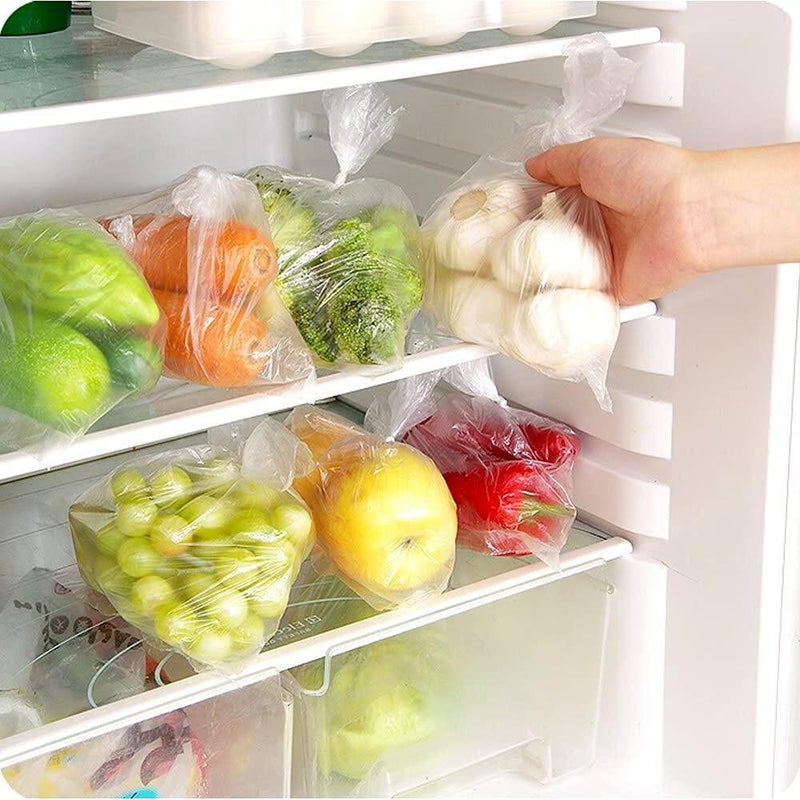 Immuson Food Storage Bag, 12 x 20 Plastic Produce Bag on a Roll, 2 Rolls Fruits, Vegetable, Bread, Food Storage Clear Bag, 350 Per Roll,700 Bags - Image 2